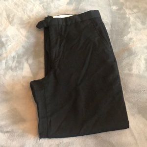 Stafford 100% Worsted Wool Black Dress Pants